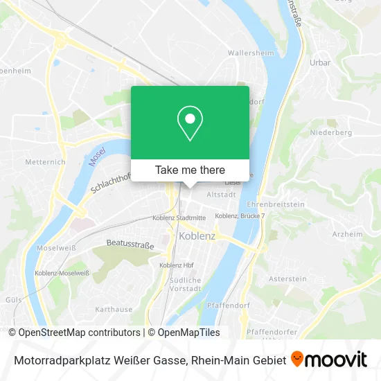 Карта Motorradparkplatz Weißer Gasse