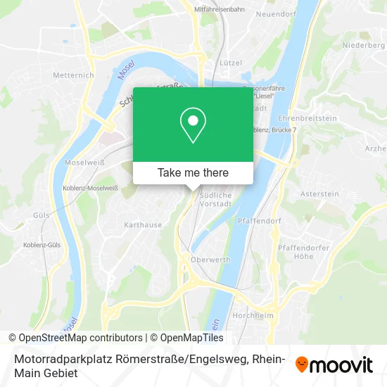 Карта Motorradparkplatz Römerstraße / Engelsweg