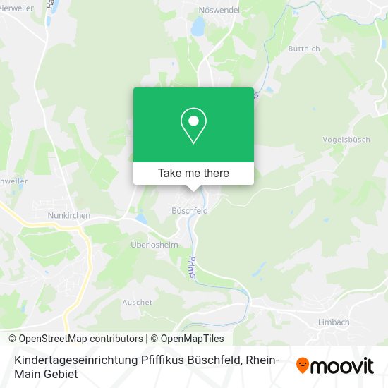 Карта Kindertageseinrichtung Pfiffikus Büschfeld