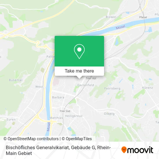 Карта Bischöfliches Generalvikariat, Gebäude G