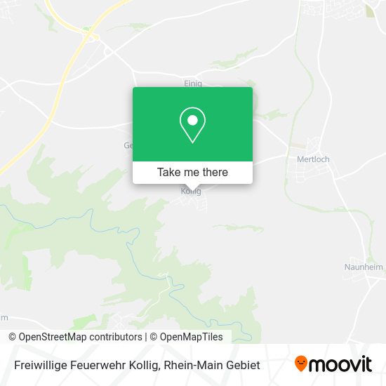 Карта Freiwillige Feuerwehr Kollig