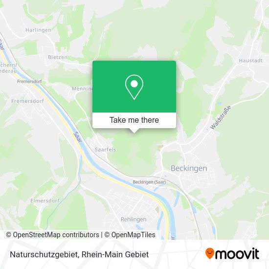 Карта Naturschutzgebiet