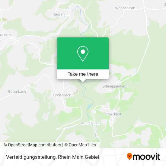 Карта Verteidigungsstellung