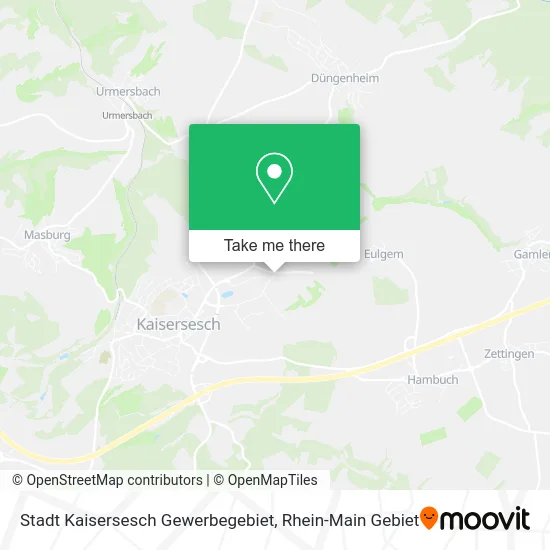 Карта Stadt Kaisersesch Gewerbegebiet