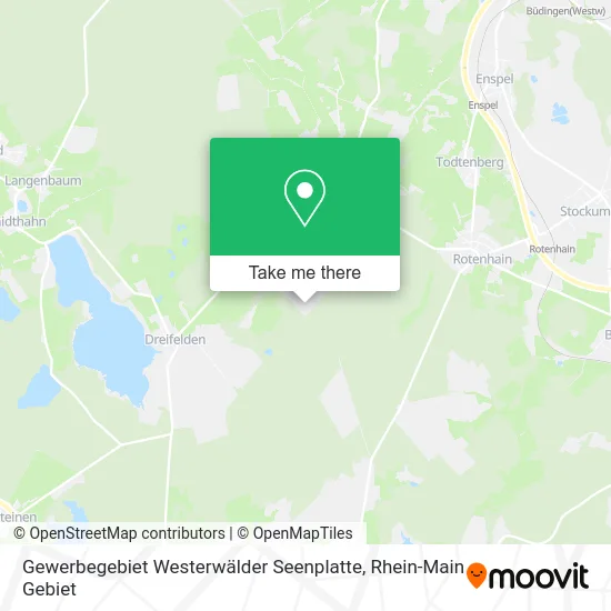 Карта Gewerbegebiet Westerwälder Seenplatte