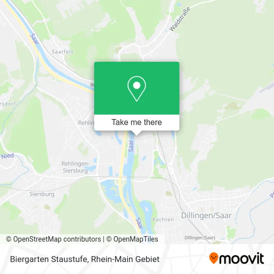Карта Biergarten Staustufe