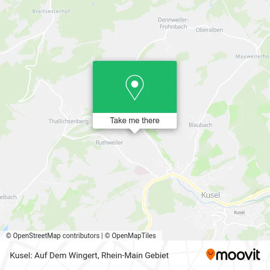 Карта Kusel: Auf Dem Wingert