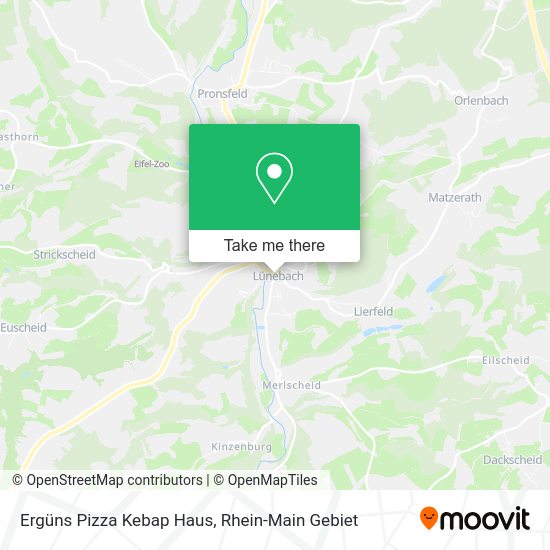 Карта Ergüns Pizza Kebap Haus
