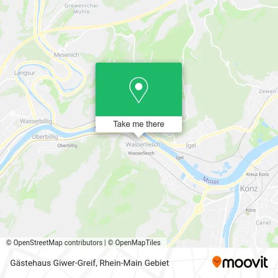 Карта Gästehaus Giwer-Greif