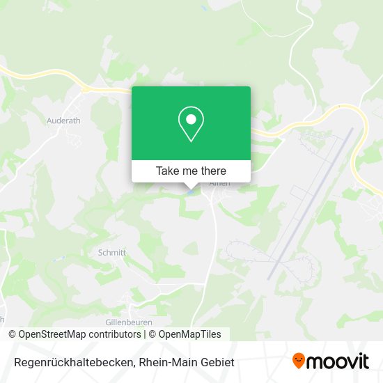 Карта Regenrückhaltebecken