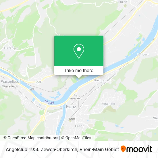Карта Angelclub 1956 Zewen-Oberkirch