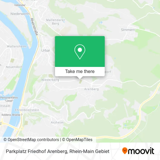 Карта Parkplatz Friedhof Arenberg