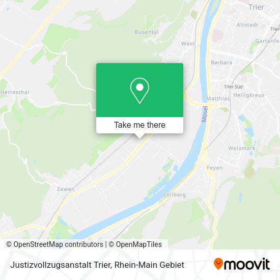Карта Justizvollzugsanstalt Trier