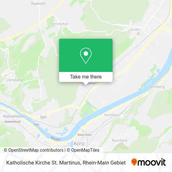 Карта Katholische Kirche St. Martinus