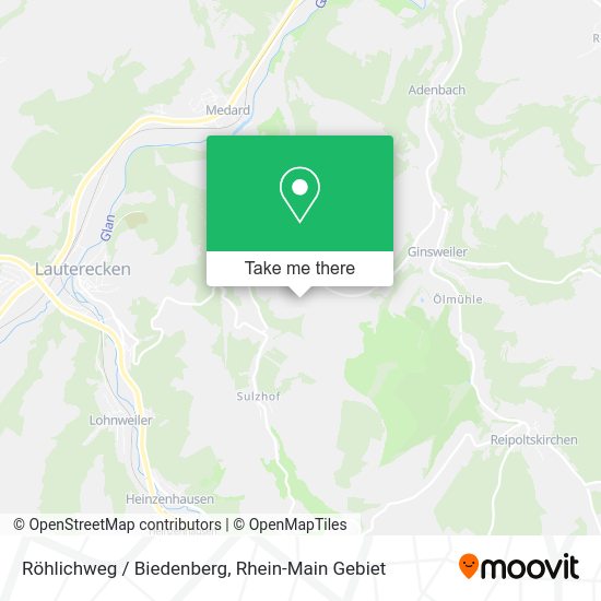 Карта Röhlichweg / Biedenberg