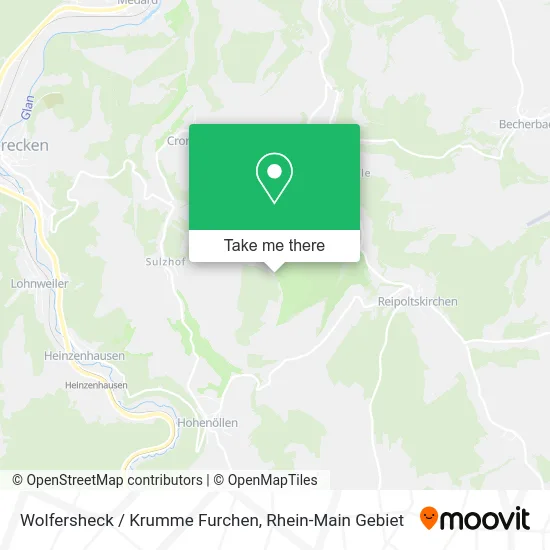 Карта Wolfersheck / Krumme Furchen