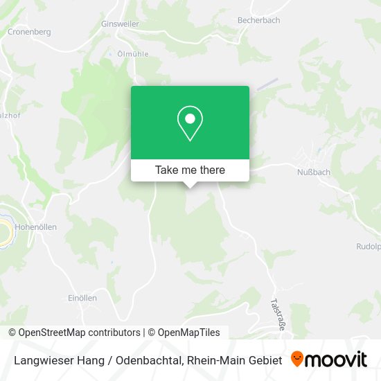 Карта Langwieser Hang / Odenbachtal