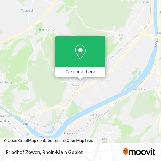 Карта Friedhof Zewen