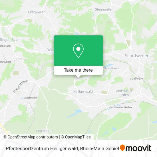 Карта Pferdesportzentrum Heiligenwald