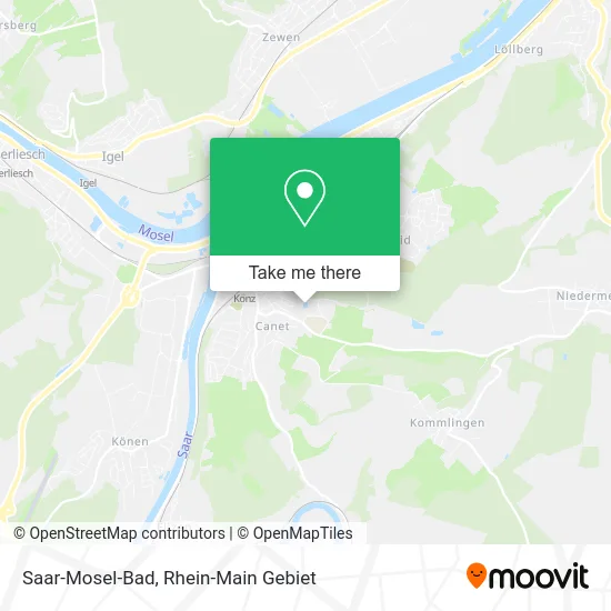 Карта Saar-Mosel-Bad