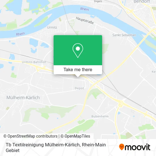 Карта Tb Textilreinigung Mülheim-Kärlich
