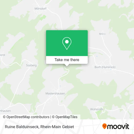 Ruine Balduinseck map