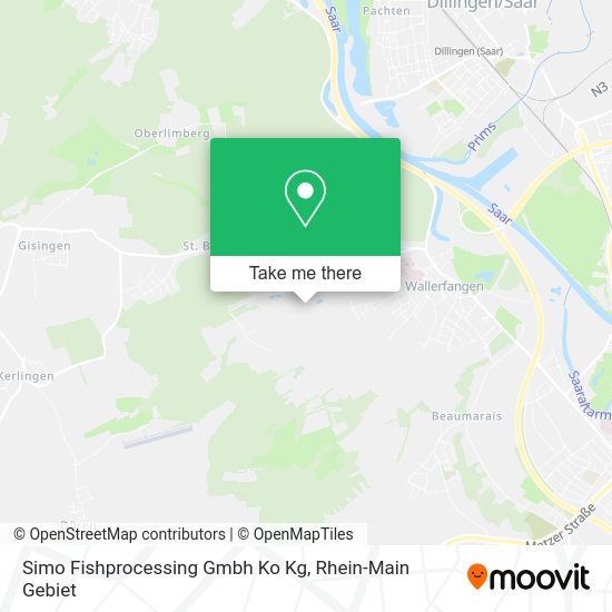 Карта Simo Fishprocessing Gmbh Ko Kg