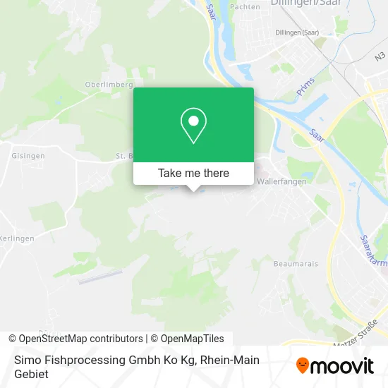 Карта Simo Fishprocessing Gmbh Ko Kg