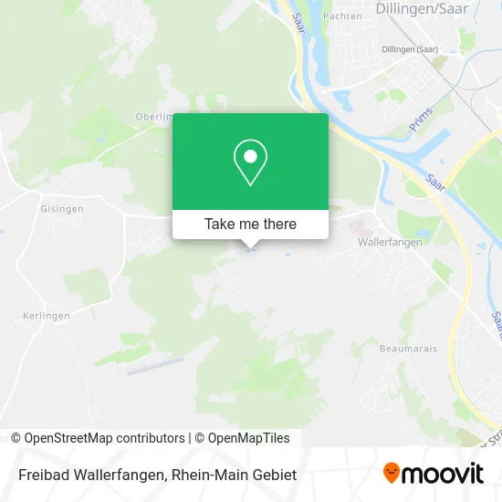 Карта Freibad Wallerfangen