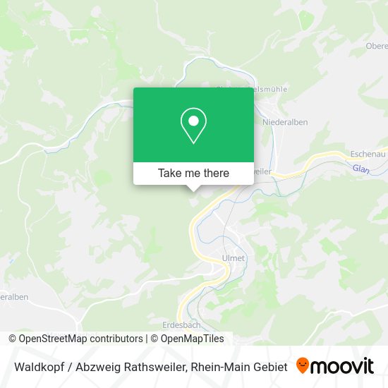 Карта Waldkopf / Abzweig Rathsweiler