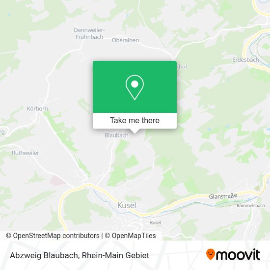 Карта Abzweig Blaubach
