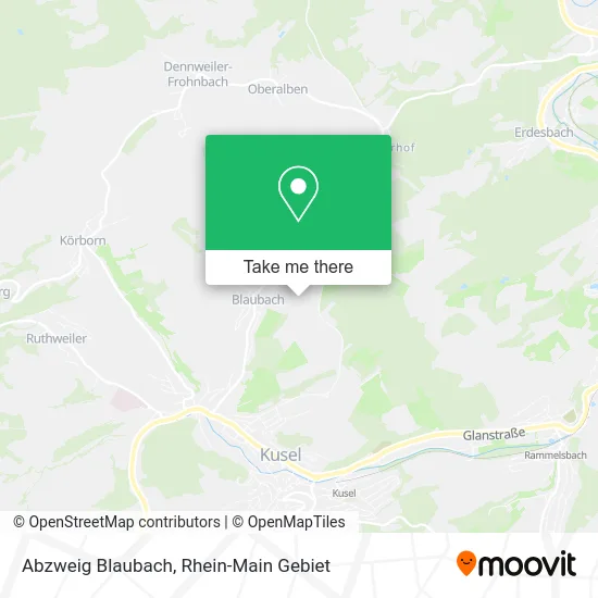 Карта Abzweig Blaubach