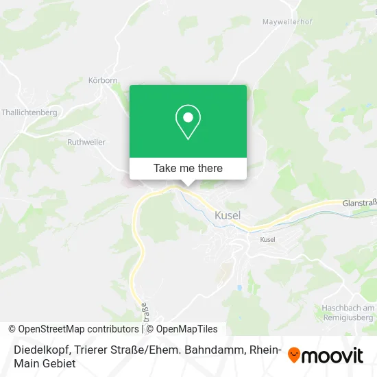 Карта Diedelkopf, Trierer Straße / Ehem. Bahndamm