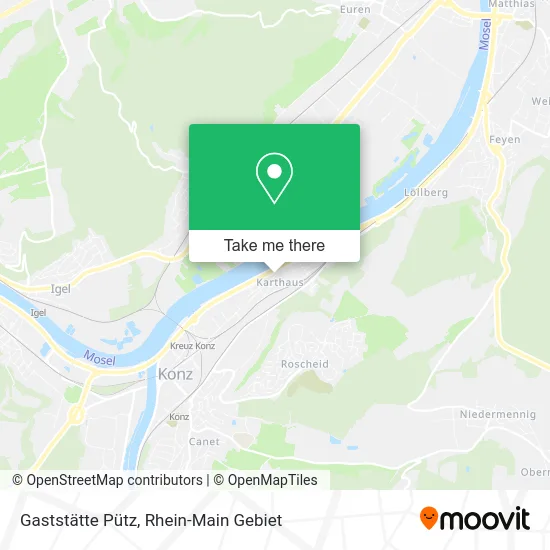 Карта Gaststätte Pütz