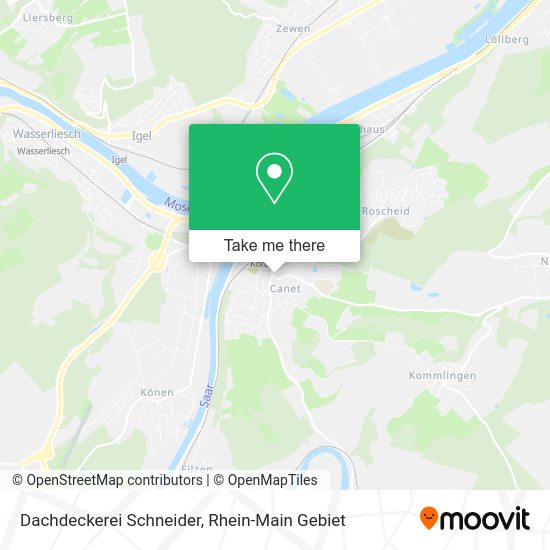Карта Dachdeckerei Schneider