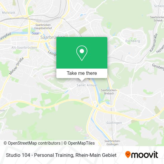Карта Studio 104 - Personal Training
