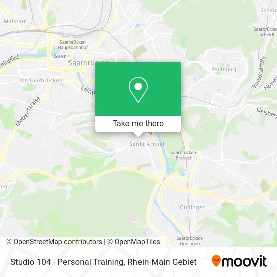 Карта Studio 104 - Personal Training