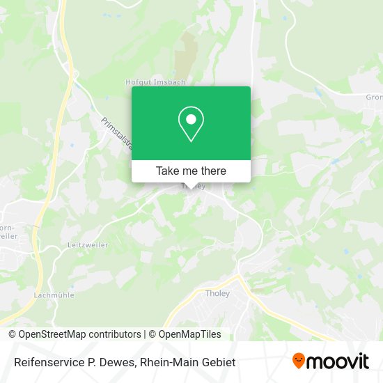 Карта Reifenservice P. Dewes