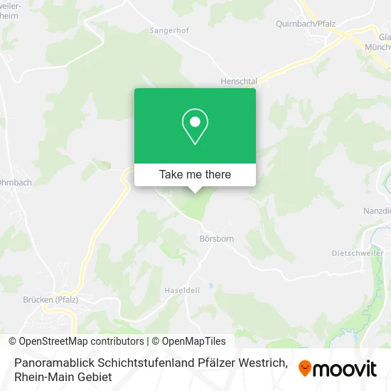 Карта Panoramablick Schichtstufenland Pfälzer Westrich