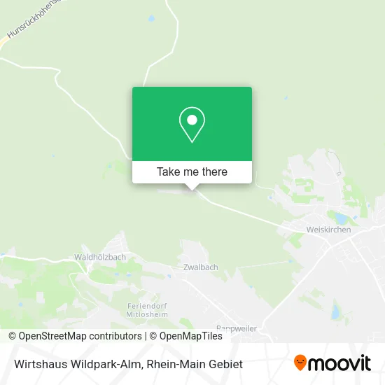 Карта Wirtshaus Wildpark-Alm