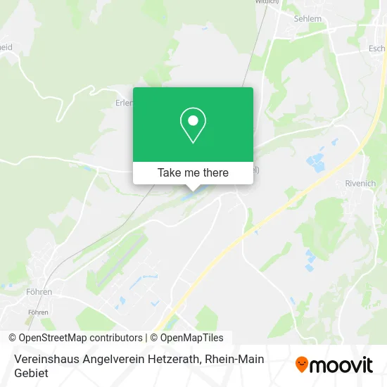 Карта Vereinshaus Angelverein Hetzerath