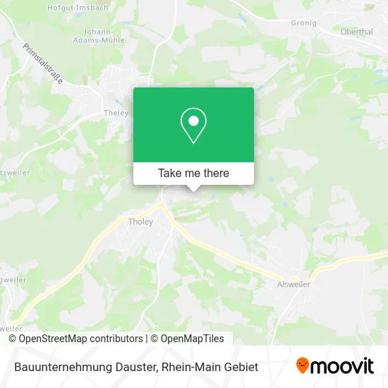 Карта Bauunternehmung Dauster