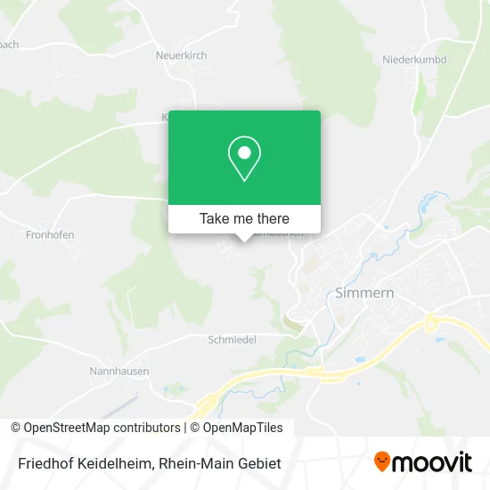 Карта Friedhof Keidelheim