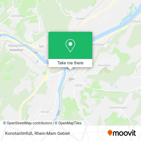 Карта Konstantinfuß