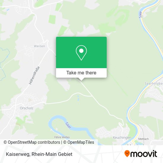 Карта Kaiserweg