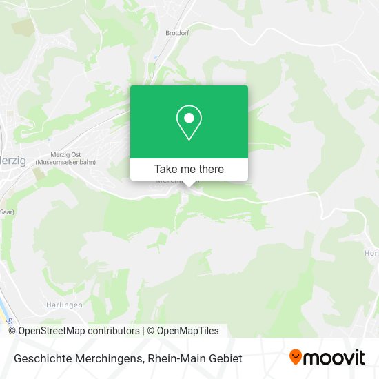 Карта Geschichte Merchingens