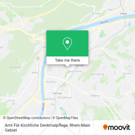 Карта Amt Für Kirchliche Denkmalpflege