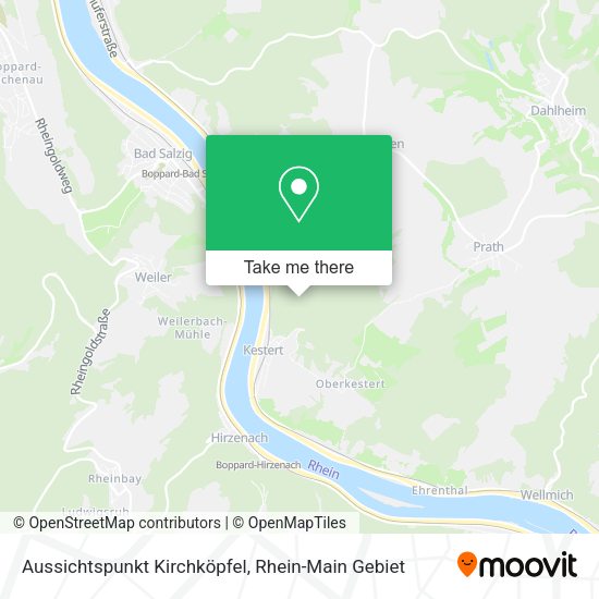 Карта Aussichtspunkt Kirchköpfel