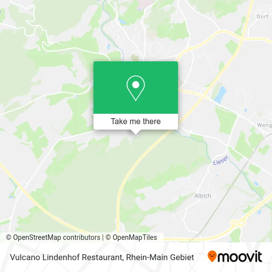 Карта Vulcano Lindenhof Restaurant