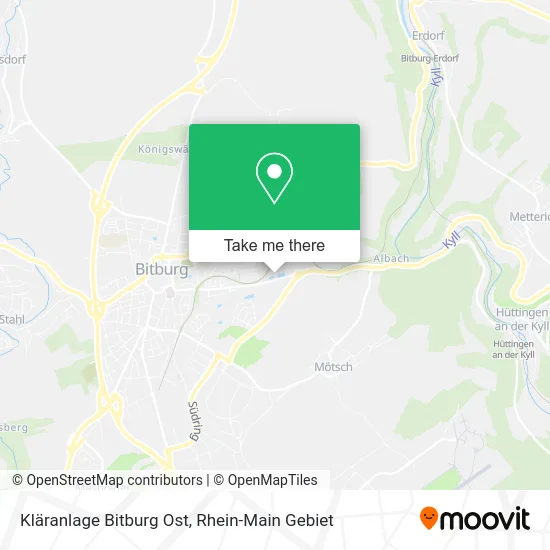 Карта Kläranlage Bitburg Ost